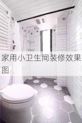 家用小卫生间装修效果图