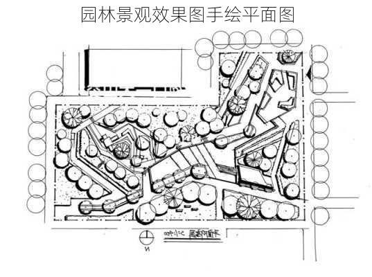 园林景观效果图手绘平面图