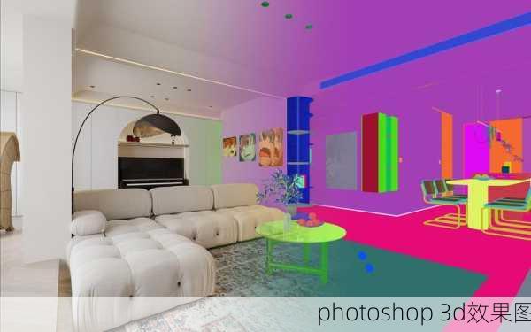 photoshop 3d效果图