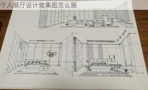 个人展厅设计效果图怎么画