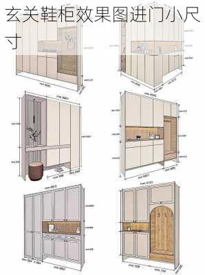 玄关鞋柜效果图进门小尺寸