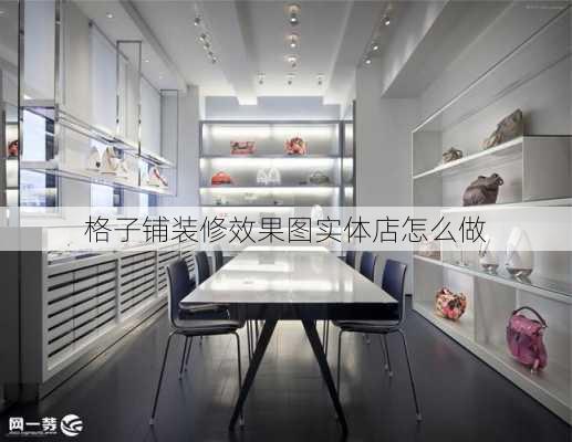 格子铺装修效果图实体店怎么做