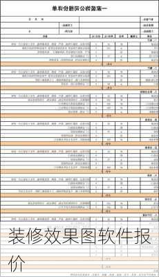 装修效果图软件报价