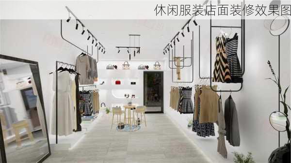 休闲服装店面装修效果图