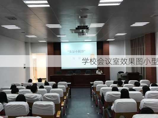 学校会议室效果图小型